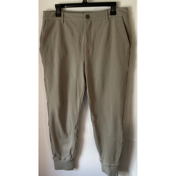 PAIGE Other - PAIGE Mens Elmwood Shark Fin Grey Stretch Knit Jogger Pants Size 33